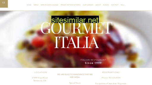 Gourmetitaliatemecula similar sites