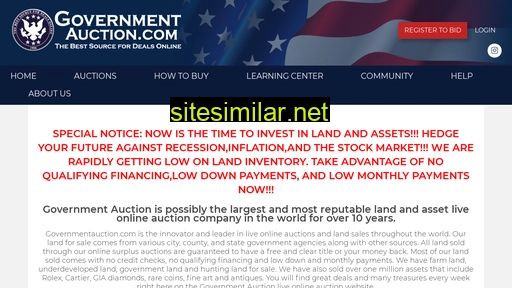 governmentauction.com alternative sites