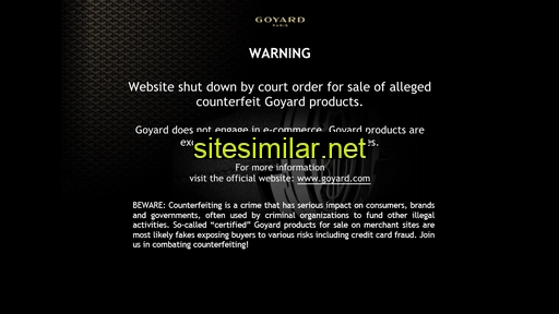 goyard-replica.com alternative sites