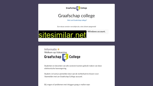 Graafschapcollege similar sites