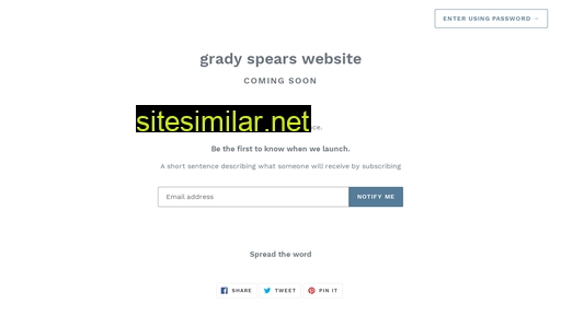gradyspears.com alternative sites