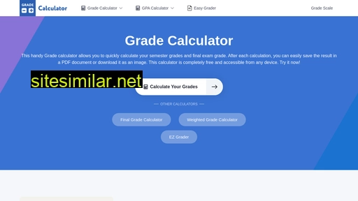 grade-calculator.com alternative sites