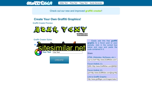 graffitigen.com alternative sites