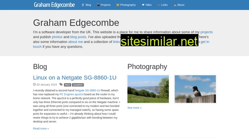 Grahamedgecombe similar sites