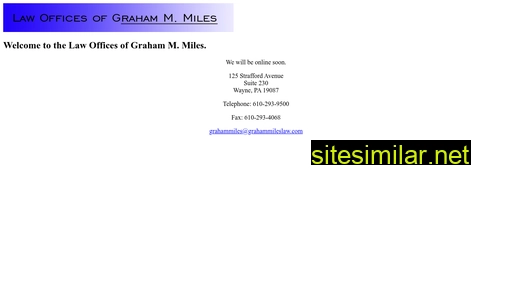grahammileslaw.com alternative sites