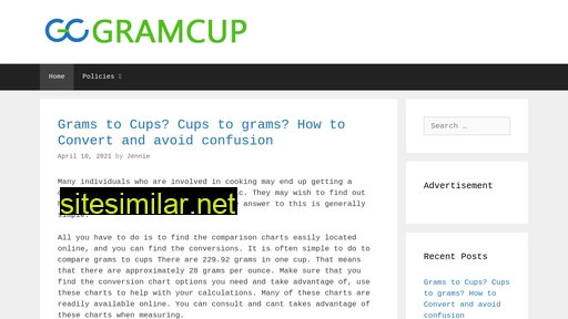 gramcup.com alternative sites