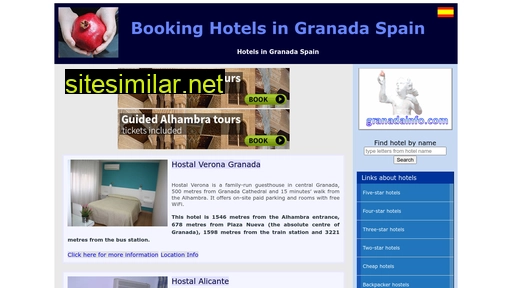 Granadahotel similar sites