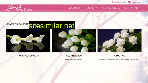 grandfloralfunerals.com alternative sites