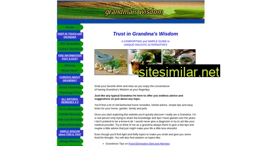 grandmas-wisdom.com alternative sites