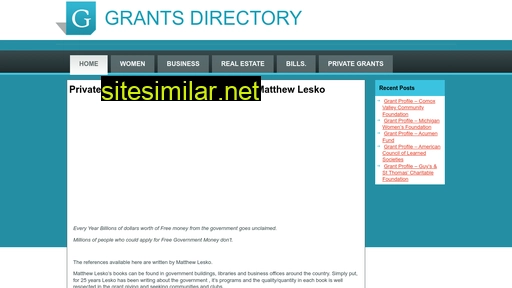 grantsdirectory.com alternative sites
