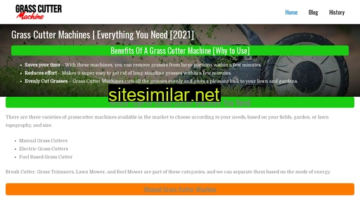 grasscuttermachine.com alternative sites
