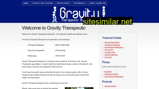 gravitytherapeutic.com alternative sites