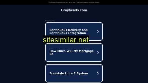 Grayheads similar sites