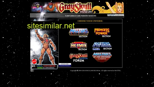 grayskullmuseum.com alternative sites