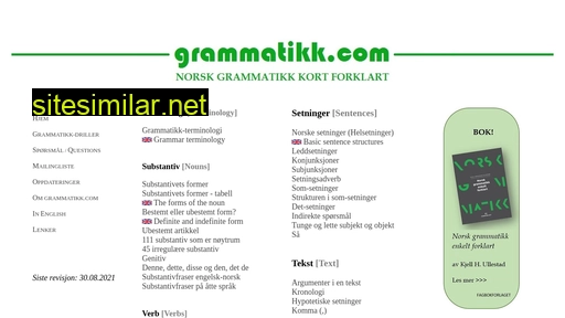 grammatikk.com alternative sites