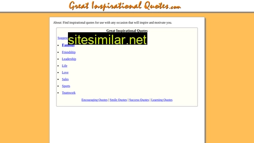 greatinspirationalquotes.com alternative sites