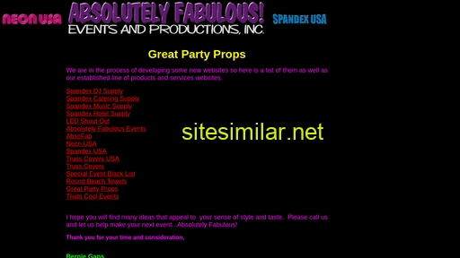 Greatpartyprops similar sites