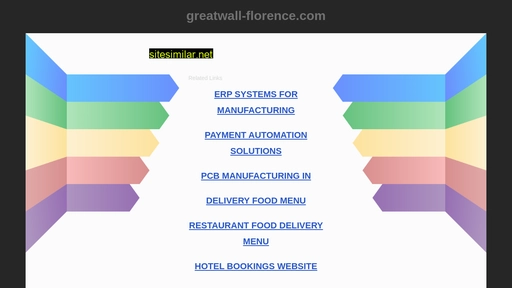 greatwall-florence.com alternative sites