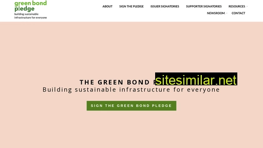 greenbondpledge.com alternative sites