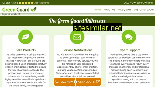 greenguardpestcontrol.com alternative sites