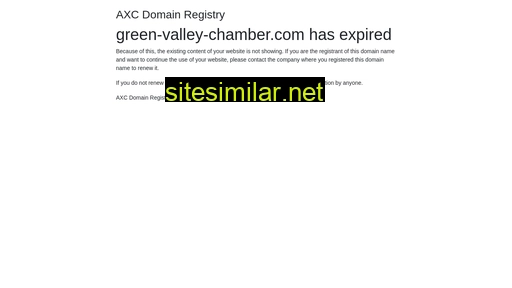 green-valley-chamber.com alternative sites