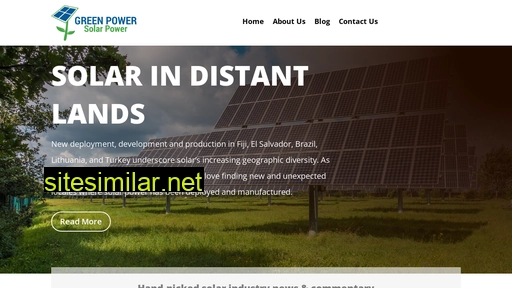Greenpowersolarpower similar sites