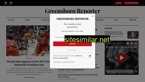 Greensbororeporter similar sites