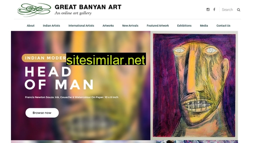 greatbanyanart.com alternative sites