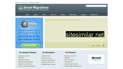 Greatmigrations similar sites