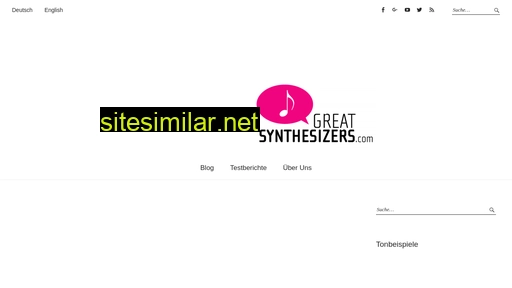greatsynthesizers.com alternative sites