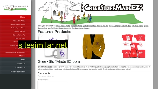 greekstuffmadeez.com alternative sites