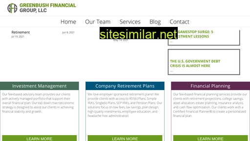 greenbushfinancial.com alternative sites