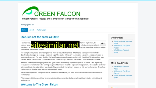 Greenfalcon similar sites