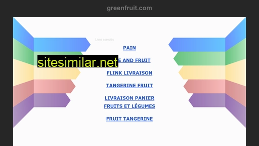 greenfruit.com alternative sites