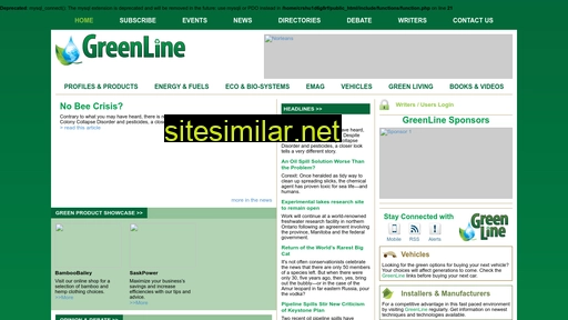 greenlinemag.com alternative sites
