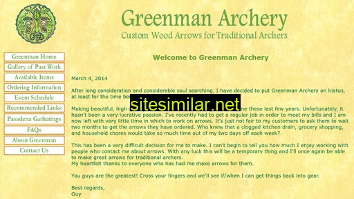 greenmanarchery.com alternative sites