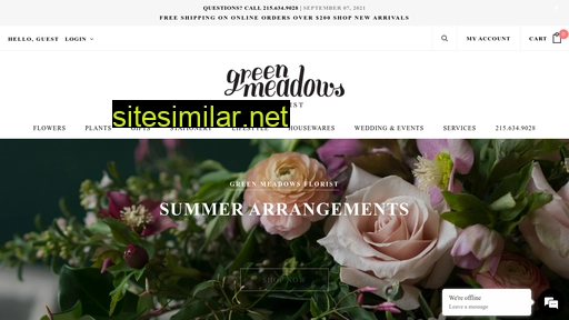 greenmeadowsflorist.com alternative sites