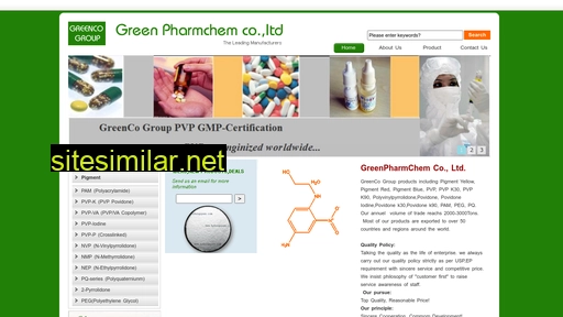 greenpharmchem.com alternative sites