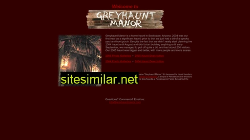 Greyhauntmanor similar sites