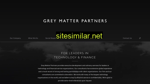 Greymatterpartners similar sites