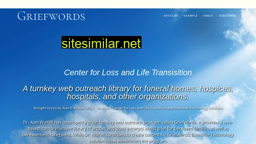 Griefwords similar sites