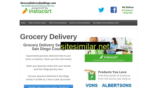 grocerydeliverysandiego.com alternative sites