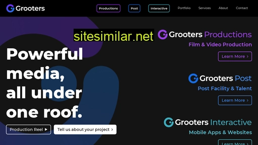 Grootersproductions similar sites