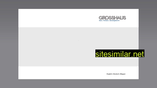 Grosshaus-kft similar sites