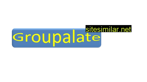 Groupalate similar sites