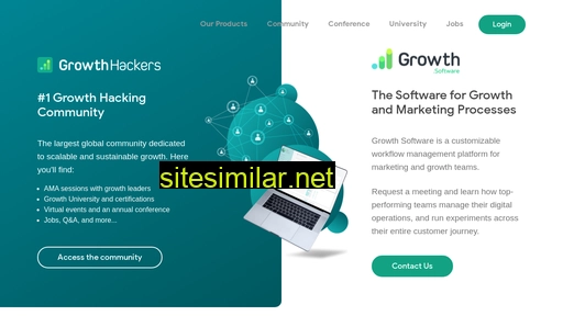 Growthhackers similar sites