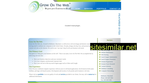 growontheweb.com alternative sites