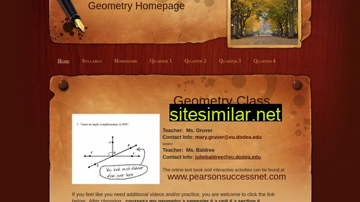 Gruvergeometry similar sites