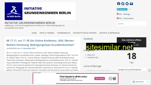 grundeinkommenberlin.wordpress.com alternative sites