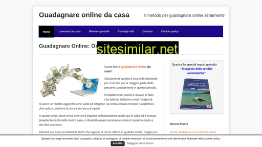 guadagnareonlinedacasa.com alternative sites